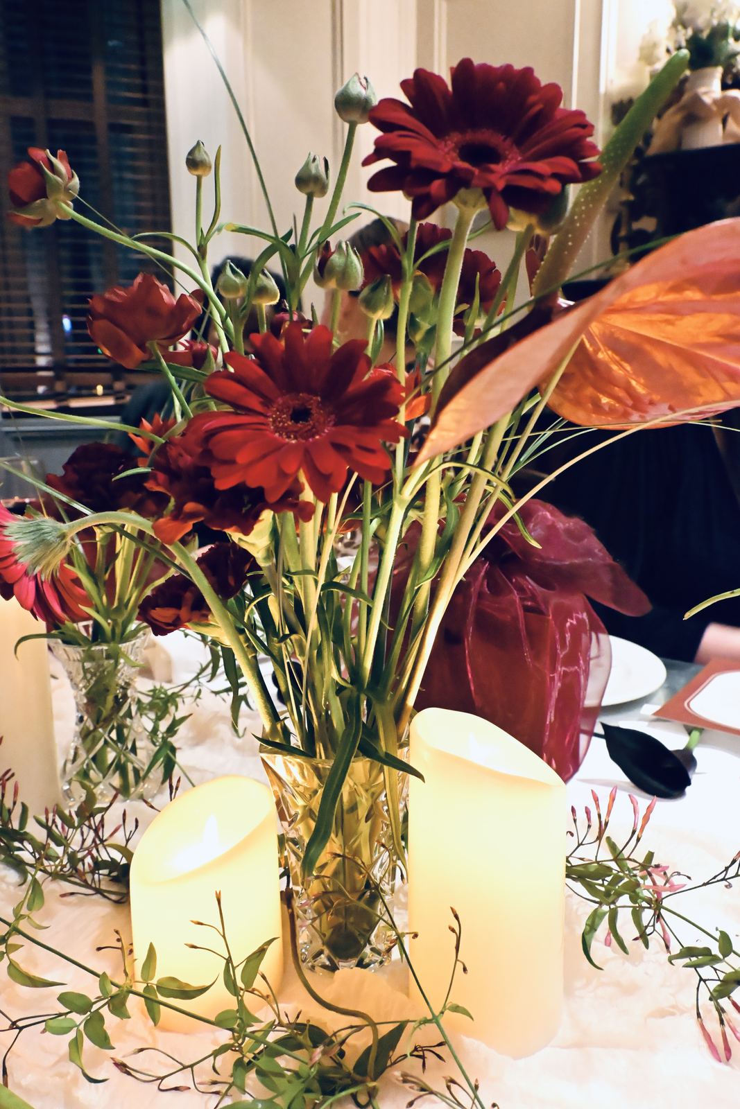 Evening table setting